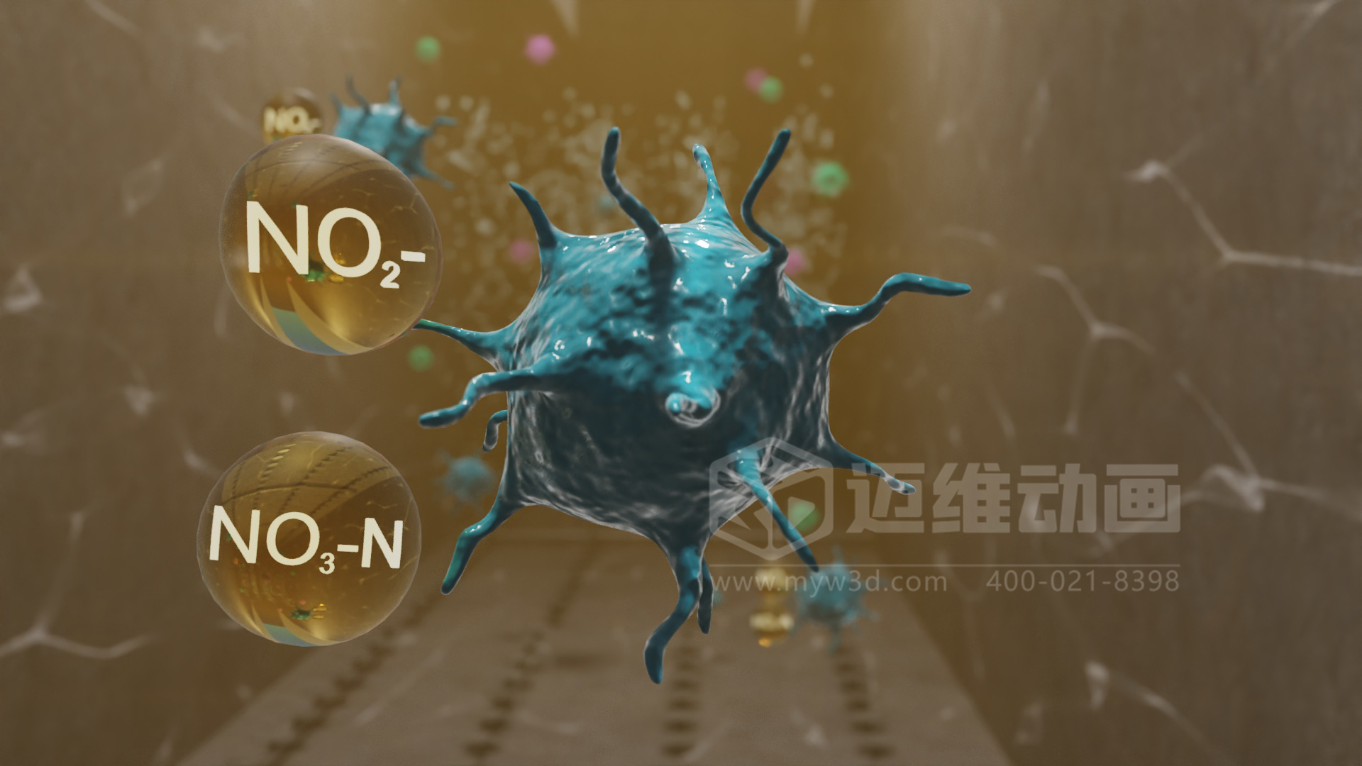 工業(yè)三維動畫制作,企業(yè)展示市政污水處理技術(shù)的得力宣傳展示工具！(圖3)