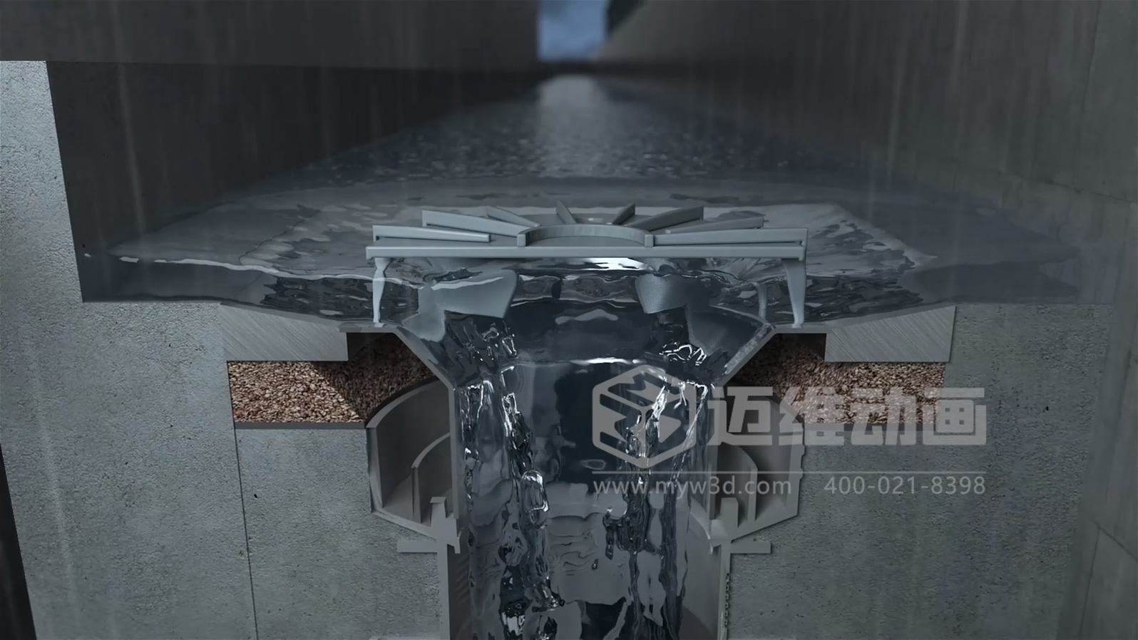 傳統(tǒng)營銷已 Out！三維動畫助力虹吸雨水管道系統(tǒng)強勢出圈，秒變吸睛爆款(圖2)